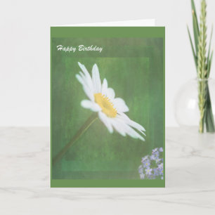 Verjaardagskaart met leuke bloemen. kaart