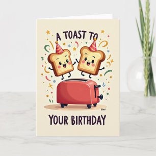 Verjaardagskaart met Toasty Fun Kaart