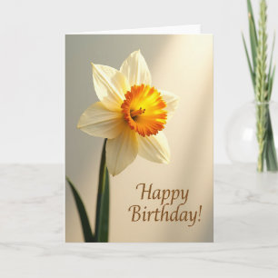 Verjaardagskaart met zonnige bloem kaart