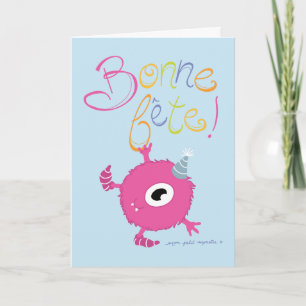 Verjaardagskaart - Mijn kleine monster Kaart