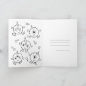 Verjaardagskaart - Mijn kleine monster Kaart (Binnen)