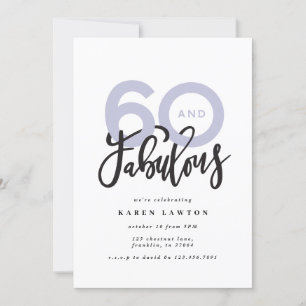 Verjaardagskaart moderne typografie 60 wordt goed
