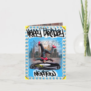 Verjaardagskaart neef kaart