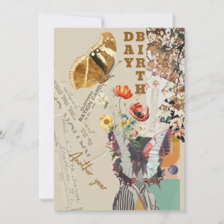 verjaardagskaart of uitnodiging