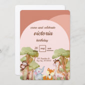 verjaardagskaart save the date (Voorkant / Achterkant)