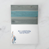 Verjaardagskaart Seaside Beachy Kaart (Binnen)