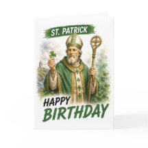 Verjaardagskaart Sint-Patrick