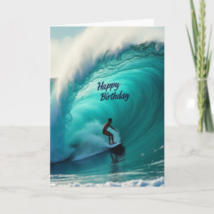 Verjaardagskaart Surfers Avontuur Kaart