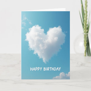 Verjaardagskaart Sweet Cloud Heart Kaart
