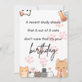 Verjaardagskaart / uitnodiging (Voorkant)