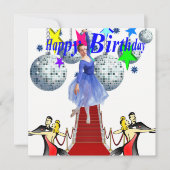 Verjaardagskaart uitnodiging (Voorkant)