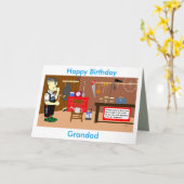 verjaardagskaart van opa kaart (Gele Bloem)