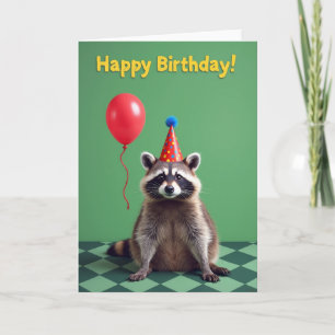 Verjaardagskaart van zoet feestbeest kaart