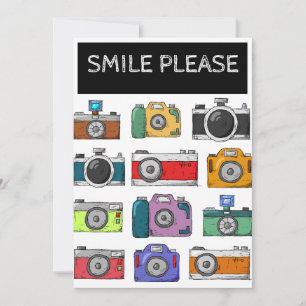 Verjaardagskaart voor cameraliefhebber, fotograaf kaart