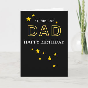 Verjaardagskaart voor de beste papa kaart