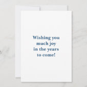 Verjaardagskaart voor een gezellige strandvakantie kaart (Achterkant)