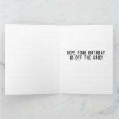 VERJAARDAGSKAART VOOR EEN KLEIN HUISJE BUITEN DE G KAART (Binnen)