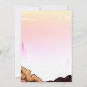 Verjaardagskaart voor een motorcross kind met stun kaart (Achterkant)