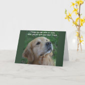 Verjaardagskaart voor Golden Retriever-liefhebbers Kaart (Gele Bloem)