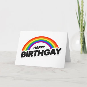 Verjaardagskaart voor homo's kaart