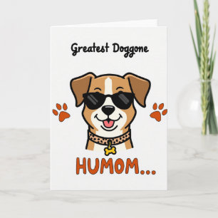 Verjaardagskaart voor hond Moeder Kaart