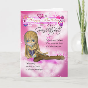Verjaardagskaart voor kleindochter, Moonies Cutie  Kaart