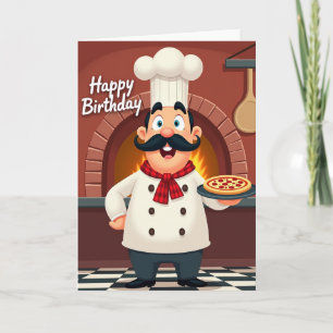 Verjaardagskaart voor koken Oven Kaart