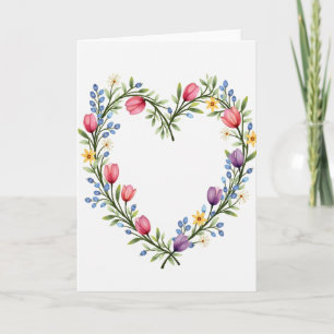 Verjaardagskaart voor mijn geliefde vrouw Hart Kaart