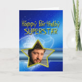 Verjaardagskaart voor Superstar Kaart (Voorkant)