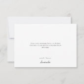 Verjaardagskaart voor Wildflower Baby Shower Bedankkaart (Achterkant)