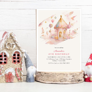 Verjaardagskaart Whimsical Wonders Candyland Kaart