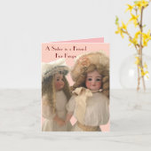 Verjaardagskaart 'Zusje vriendin voor altijd' Kaart (Gele Bloem)