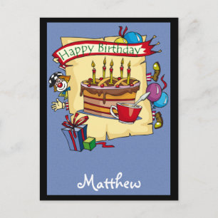  verjaardagskaarten briefkaart