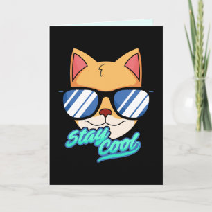 VERJAARDAGSKAARTEN COOL CAT KIDS KAART