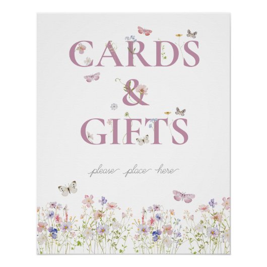 Verjaardagskaarten en -cadeaus voor Little Butterf Perfect Poster (Voorkant)