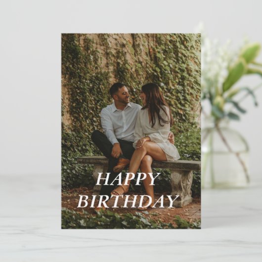 verjaardagskaarten kaart (Staand voorkant)