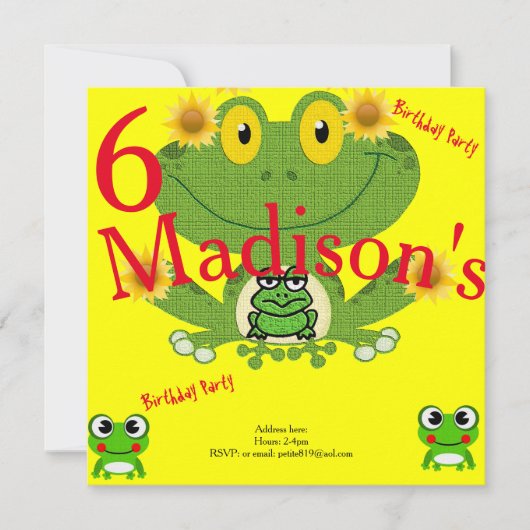 verjaardagskaarten voor kinderen kaart (Voorkant)