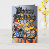 Verjaardagskaartenhakker Kaart (Gele Bloem)