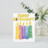 verjaardagskaartjes briefkaart (Staand voorkant)