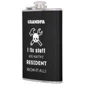 VERJAARDAGSKADO MANNETJE Grappig Unieke VADER MAN Heupfles (Links)