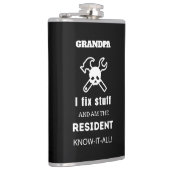 VERJAARDAGSKADO MANNETJE Grappig Unieke VADER MAN Heupfles (Rechts)