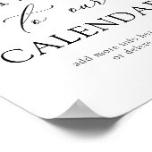 Verjaardagskalender Poster (Hoek)