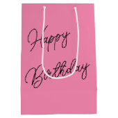 Verjaardagskikker peddelen een flip-flop medium cadeauzakje (Achterkant)