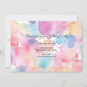 Verjaardagskitten eerste verjaardag kaart (Achterkant)