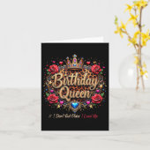 Verjaardagskoningin Ik word niet oud Ik hou van Sc Kaart (Gele Bloem)