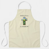 Verjaardagskruispriester gepersonaliseerd schort (Voorkant)