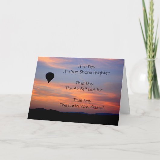 Verjaardagsliefde Kaart (Voorkant)