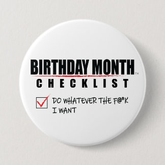 Verjaardagsmaand Checklist Button