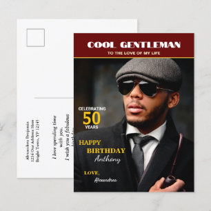 Verjaardagsmagazine Foto Cover Personaliseer Briefkaart