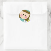 Verjaardagsmeisje sticker (Tas)
